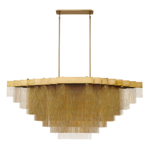 Bloomfield LED Chandelier in Antique Brush Gold (40|37097-011)