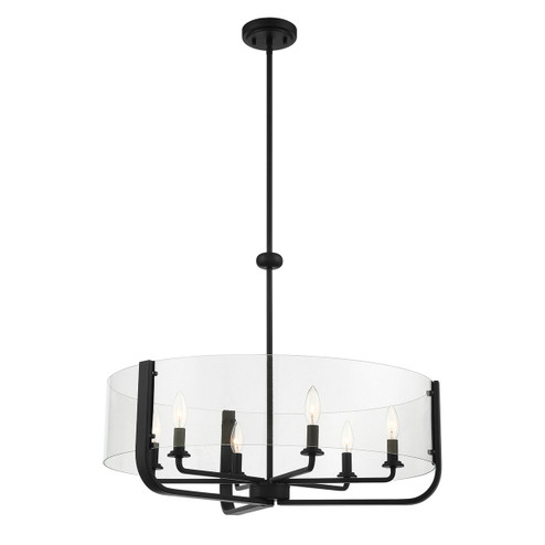 Campisi Six Light Chandelier in Black (40|38155-031)