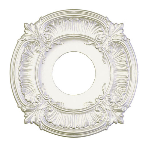 Acanthus Medallion in White (25|81012)