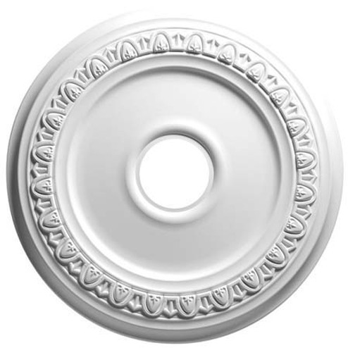 Egg and Dart Medallion in White (25|83318)