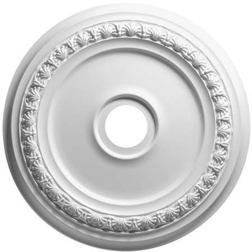 Shell and Bellflower Medallion in White (25|83424)