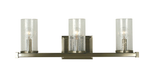 Compass Three Light Wall Sconce in Brushed Nickel (8|1113 BN)