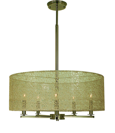 Chloe Five Light Chandelier in Mahogany Bronze (8|1219 MB)