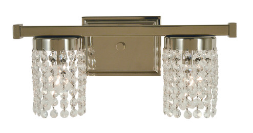 Gemini Two Light Wall Sconce in Polished Nickel (8|4742 PN)