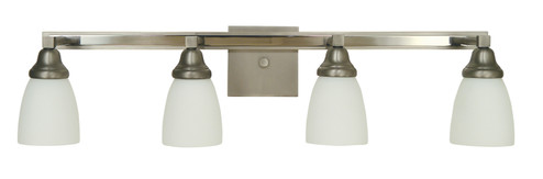 Mercer Four Light Wall Sconce in Satin Pewter with Polished Nickel (8|4784 SP/PN)