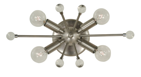 Supernova Four Light Wall Sconce in Brushed Nickel (8|5322 BN)