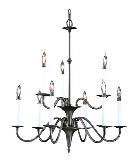 Jamestown Nine Light Chandelier in Siena Bronze (8|9229 SBR)