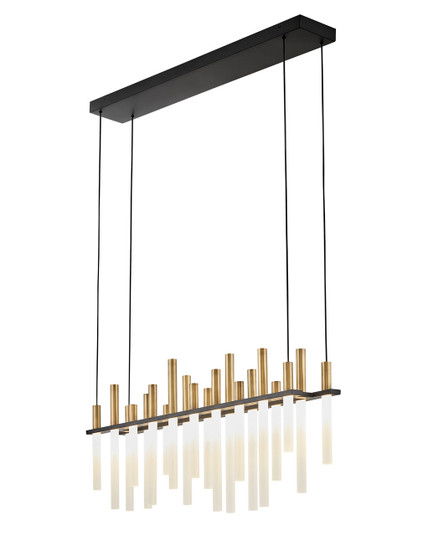 Echo LED Linear Pendant in Black (138|FR30705BLK)