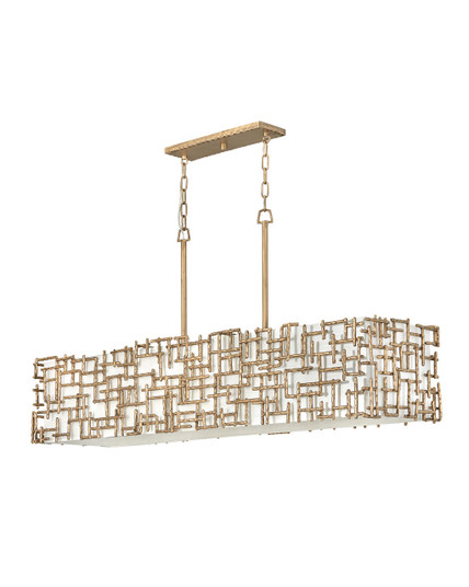 Farrah LED Linear Chandelier in Burnished Gold (138|FR33105BNG)
