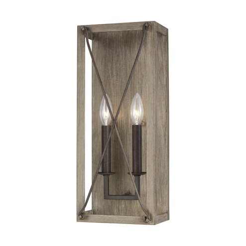 Thornwood Two Light Wall / Bath Sconce in Washed Pine (454|4126302-872) Thornwood Two Light Wall / Bath Sconce in Washed Pine (454|4126302-872)