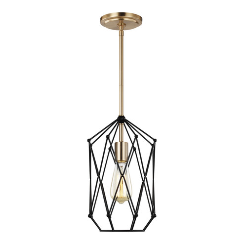 Zarra One Light Lantern in Satin Brass (454|5134101-848)