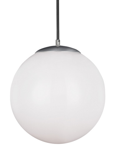 Leo - Hanging Globe One Light Pendant in Satin Aluminum (454|6024EN3-04)