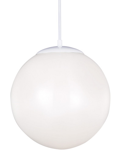 Leo - Hanging Globe One Light Pendant in White (454|6024EN3-15)