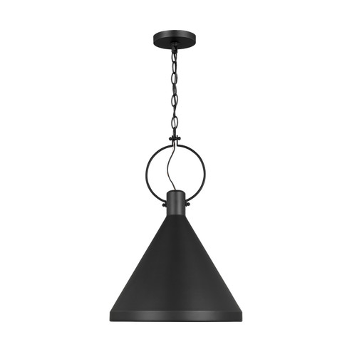 Lyon One Light Pendant in Midnight Black (454|6684901-112)