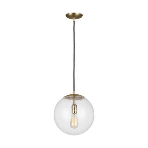 Leo - Hanging Globe One Light Pendant in Satin Brass (454|6701801-848)