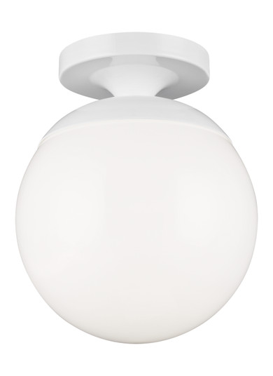Leo - Hanging Globe One Light Wall / Ceiling Semi-Flush Mount in White (454|7518-15)