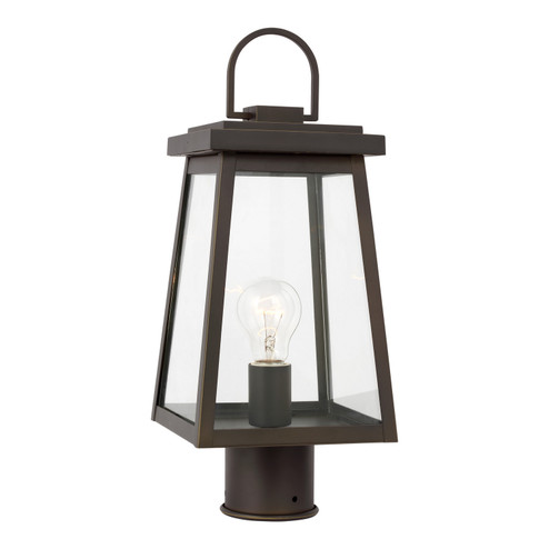 Founders One Light Outdoor Post Lantern in Antique Bronze (454|8248401EN3-71) Founders One Light Outdoor Post Lantern in Antique Bronze (454|8248401EN3-71)