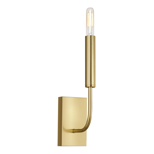 Brianna One Light Wall Sconce in Burnished Brass (454|EW1001BBS)