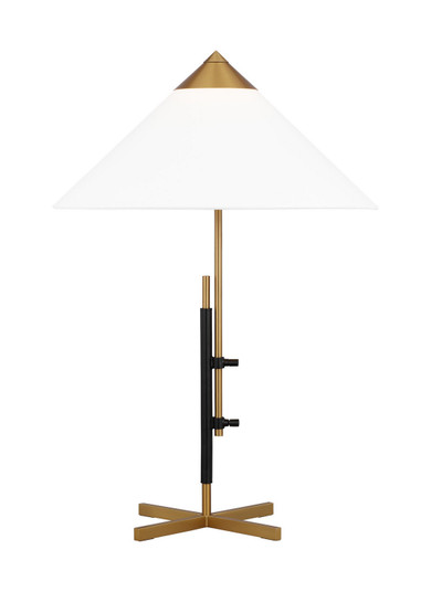 Franklin One Light Table Lamp in Burnished Brass and Deep Bronze (454|KT1281BBSBNZ1)