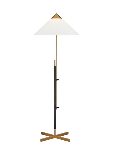 Franklin One Light Floor Lamp in Burnished Brass and Deep Bronze (454|KT1291BBSBNZ1)