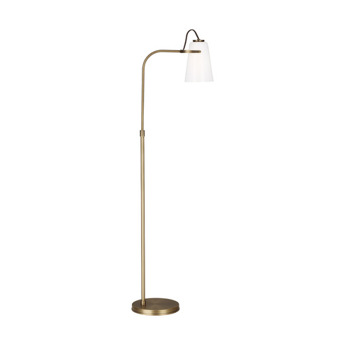 Hazel One Light Floor Lamp in Time Worn Brass (454|LT1011TWB1)