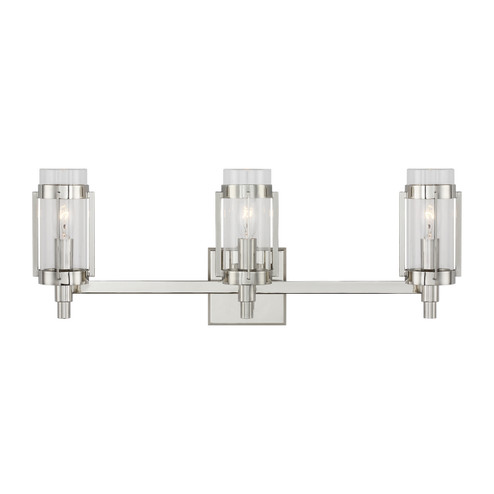 Flynn Three Light Vanity in Polished Nickel (454|LV1023PN)