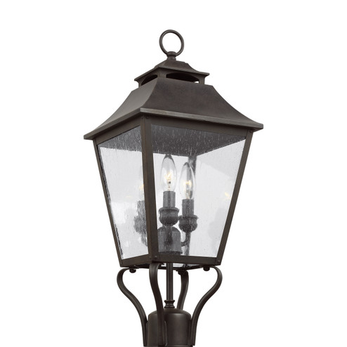 Galena Three Light Post Lantern in Sable (454|OL14406SBL)