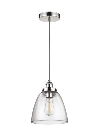 Baskin One Light Pendant in Polished Nickel (454|P1349PN)