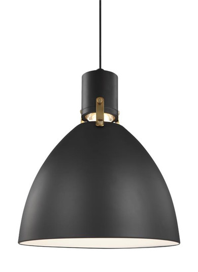 Brynne LED Pendant in Matte Black (454|P1442MB-L1)