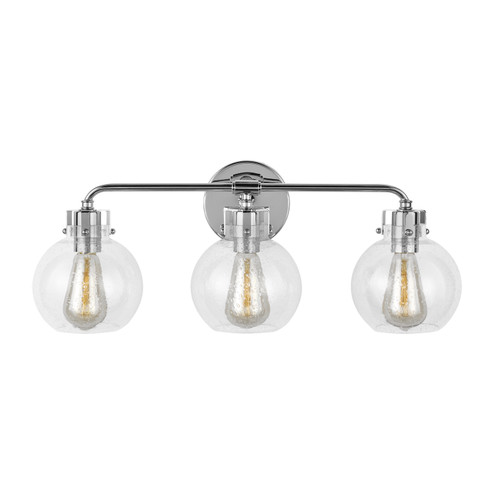 Clara Three Light Vanity in Chrome (454|VS24403CH) Clara Three Light Vanity in Chrome (454|VS24403CH)