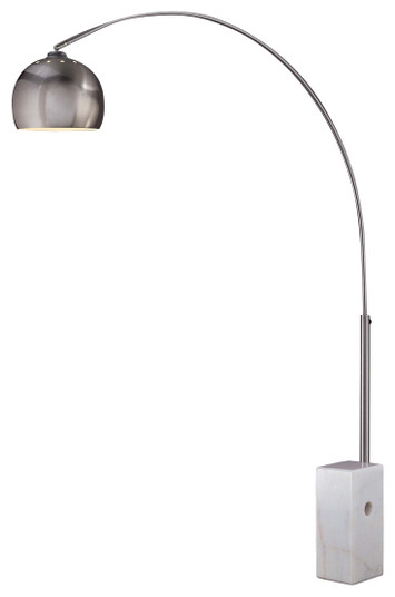 George's Reading Room LED Arc Floor Lamp in Brushed Nickel (42|P054-084)
