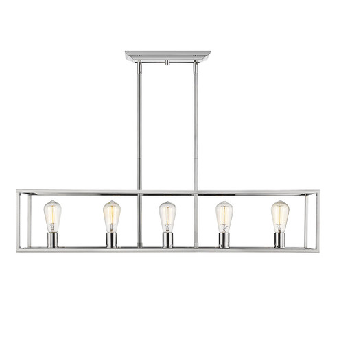 Wesson CH Five Light Linear Pendant in Chrome (62|2072-LP CH)