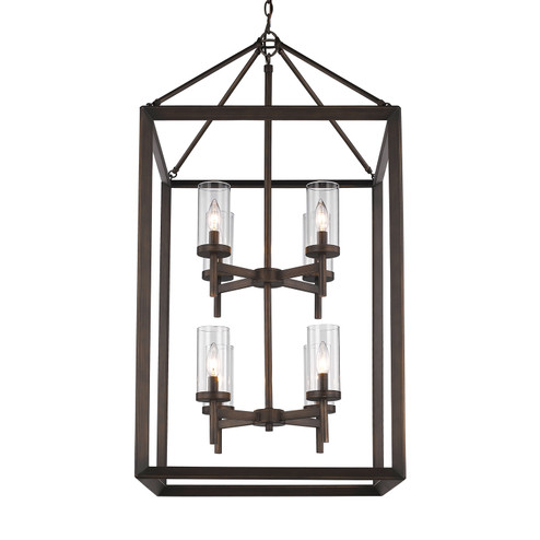 Smyth Eight Light Pendant in Gunmetal Bronze (62|2073-8P GMT-CLR)
