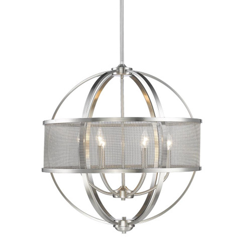 Colson PW Six Light Chandelier in Pewter (62|3167-6 PW-PW)