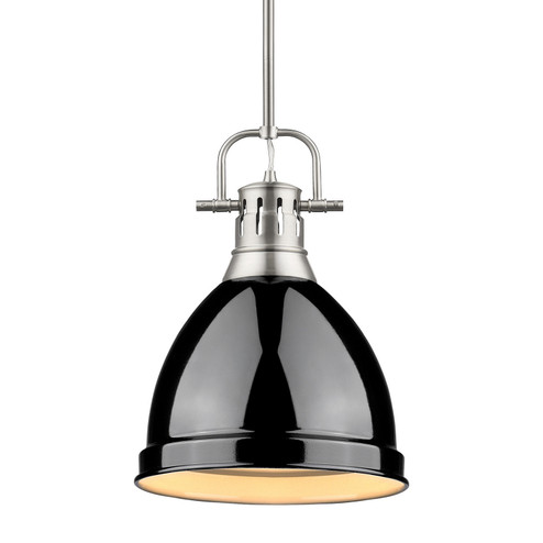 Duncan One Light Pendant in Pewter (62|3604-S PW-BK)