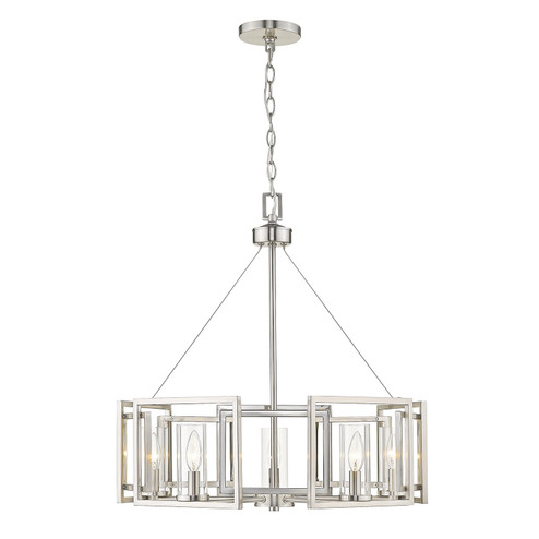Marco Five Light Chandelier in Pewter (62|6068-5 PW)