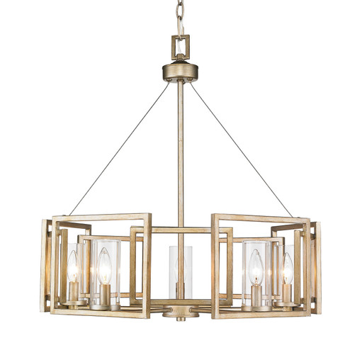 Marco WG Five Light Chandelier in White Gold (62|6068-5 WG)