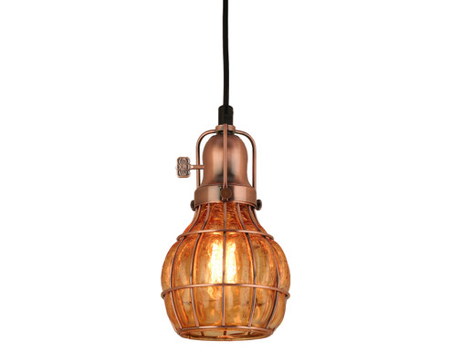 Baldwin One Light Pendant in Weathered Copper (381|H-99546-C-49-AMC)
