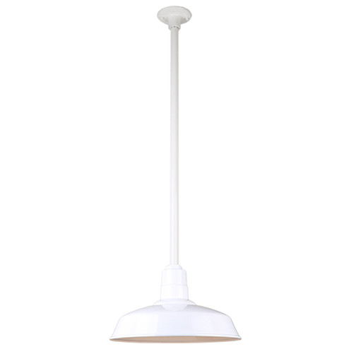 Warehouse One Light Pendant in White (381|H-QSN15116-SA-93/QSN36``ST3-93/QSNHDSMC-93)