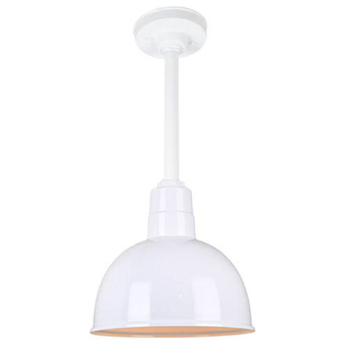 Warehouse One Light Pendant in White (381|H-QSN16112-SA-93/QSN12``ST3-93/QSNHSC-93)