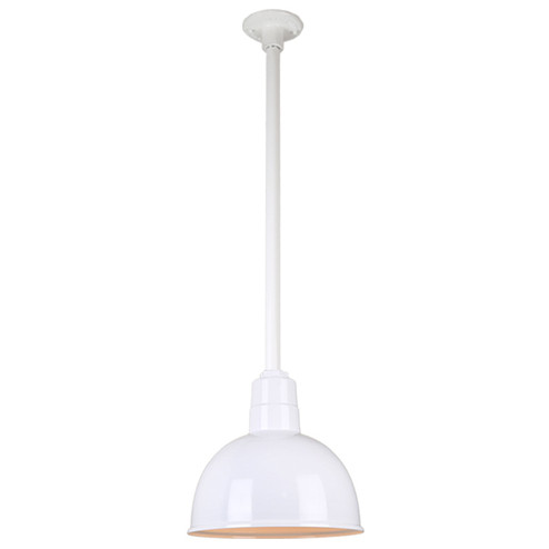 Warehouse One Light Pendant in White (381|H-QSN16112-SA-93/QSN24``ST3-93/QSNHDSMC-93)