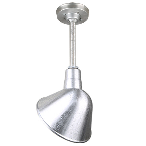 Warehouse One Light Pendant in Galvanized (381|H-QSN18110-SA-96/QSN12``ST3-96/QSNHSC-96)