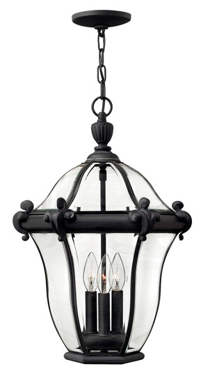 San Clemente LED Hanging Lantern in Museum Black (13|2442MB)