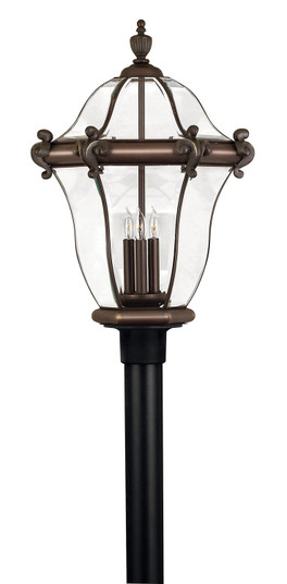 San Clemente LED Post Top or Pier Mount Lantern in Copper Bronze (13|2447CB)