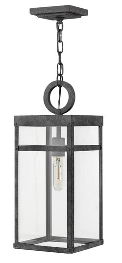 Porter LED Hanging Lantern in Aged Zinc (13|2802DZ)