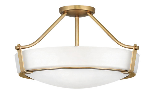 Hathaway LED Foyer Pendant in Heritage Brass (13|3221HB)