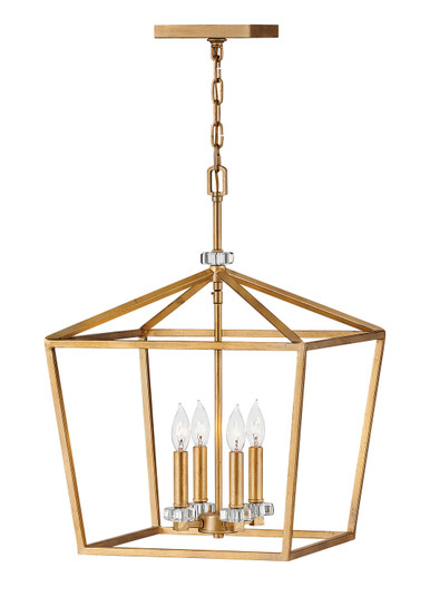 Stinson LED Chandelier in Distressed Brass (13|3535DA)