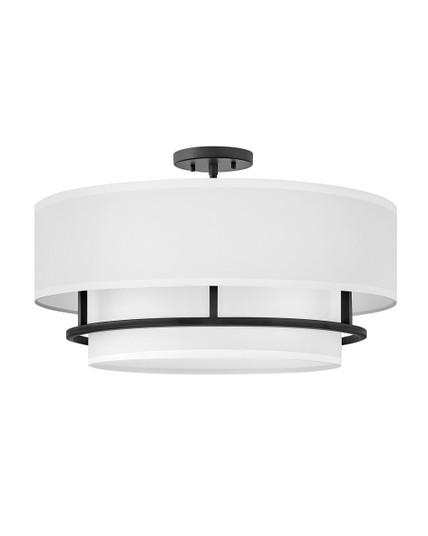 Graham LED Semi-Flush Mount in Black (13|38894BK)