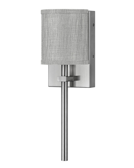 Avenue Heathered Gray LED Wall Sconce in Brushed Nickel (13|41009BN)