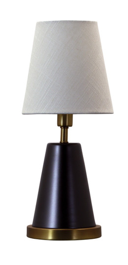 Geo One Light Table Lamp in Mahogany Bronze With Weathered Brass Accents (30|GEO411)